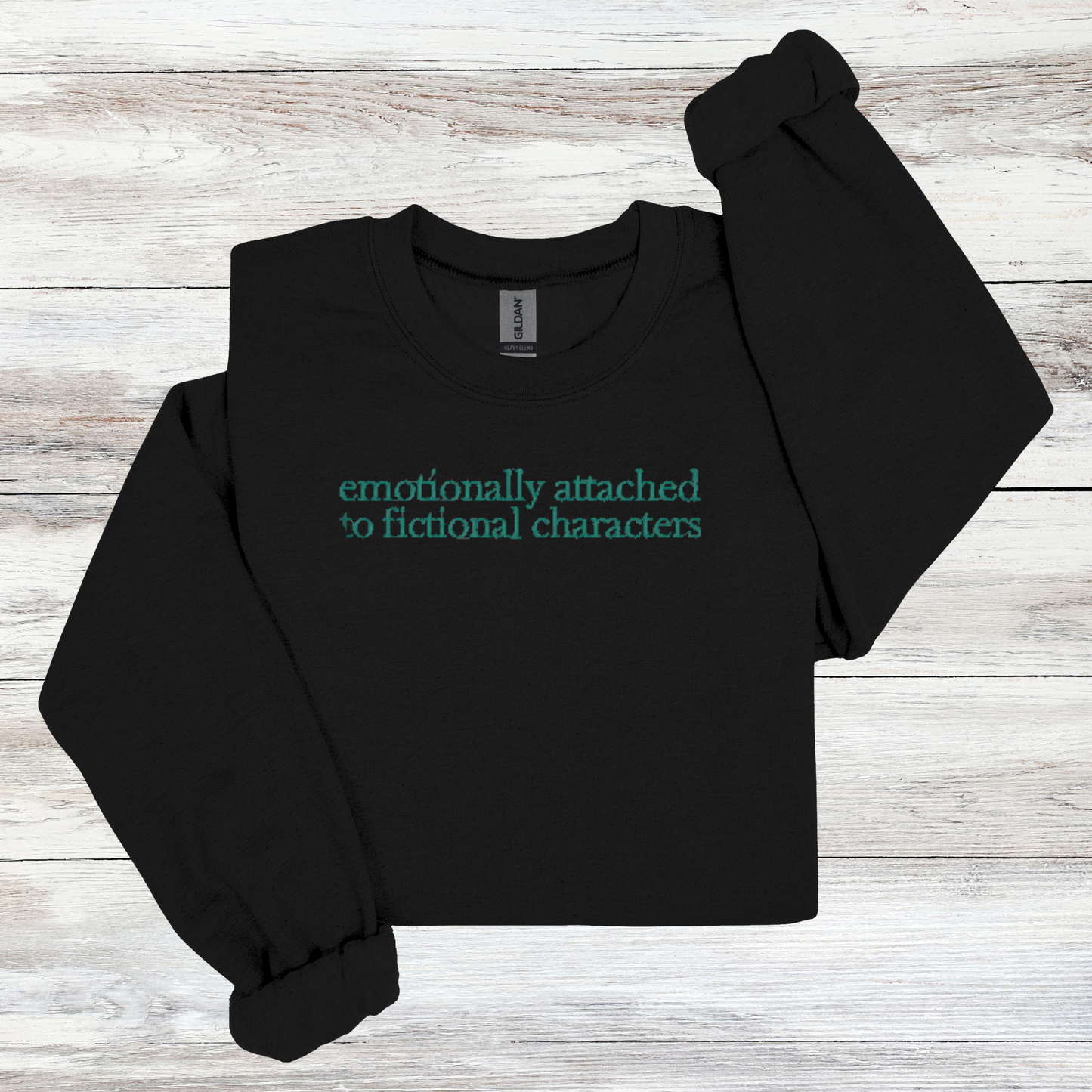 Emotionally Attached | Embroidered Crewneck