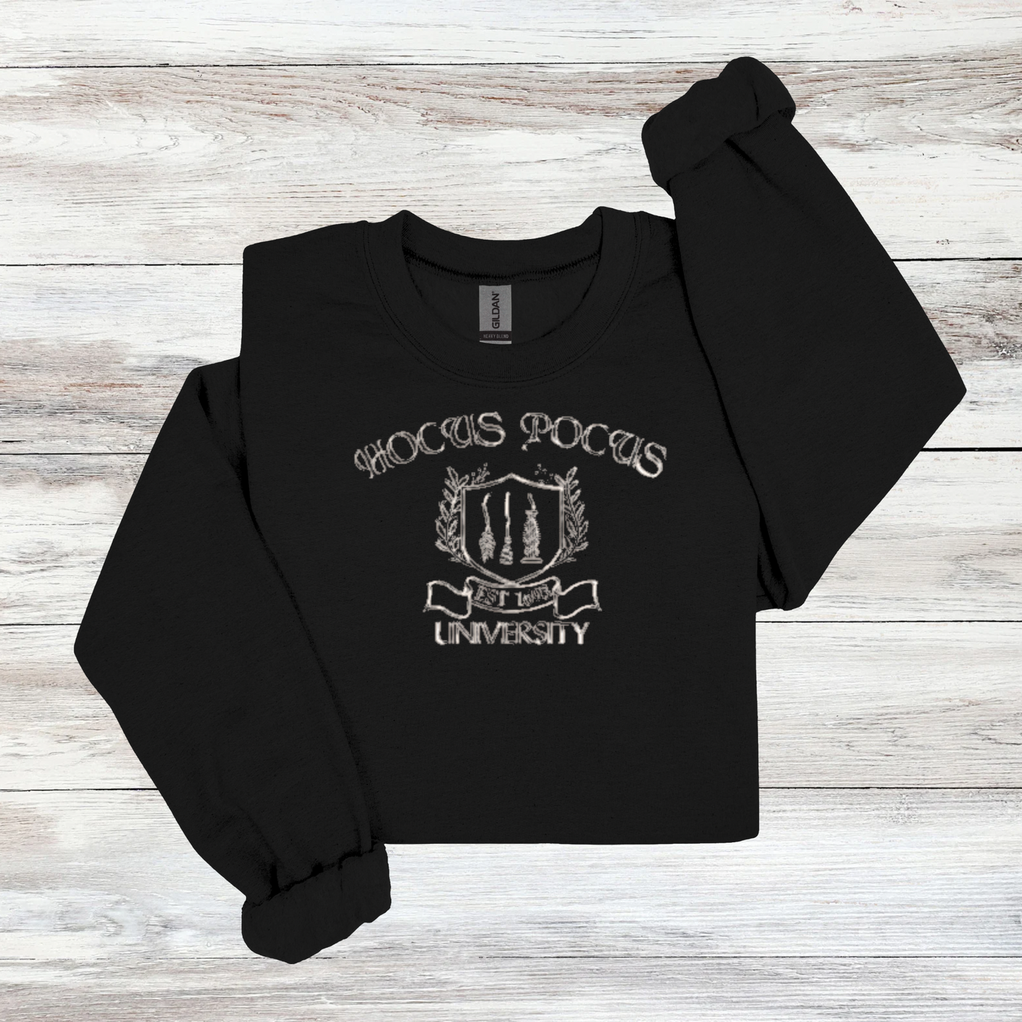 Hocus Pocus University | Embroidered Crewneck