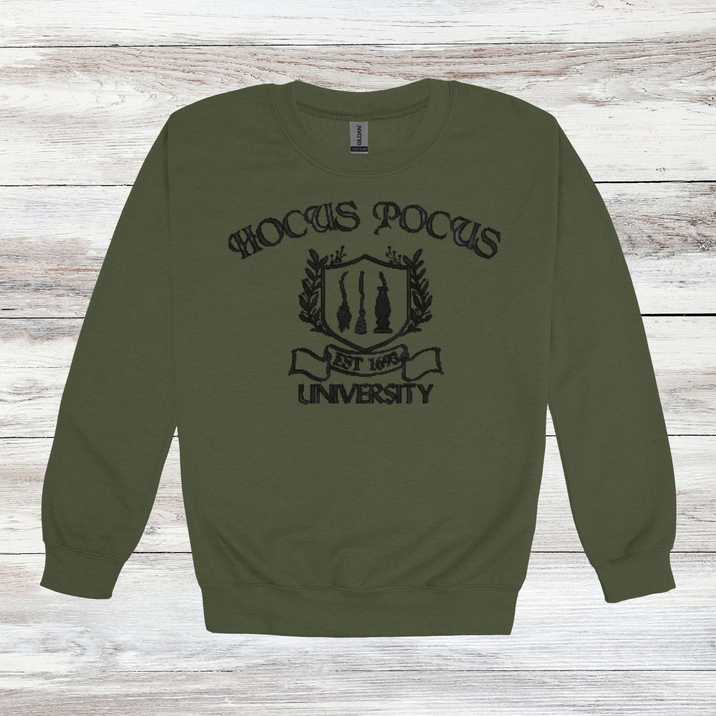 Hocus Pocus University | Embroidered Crewneck