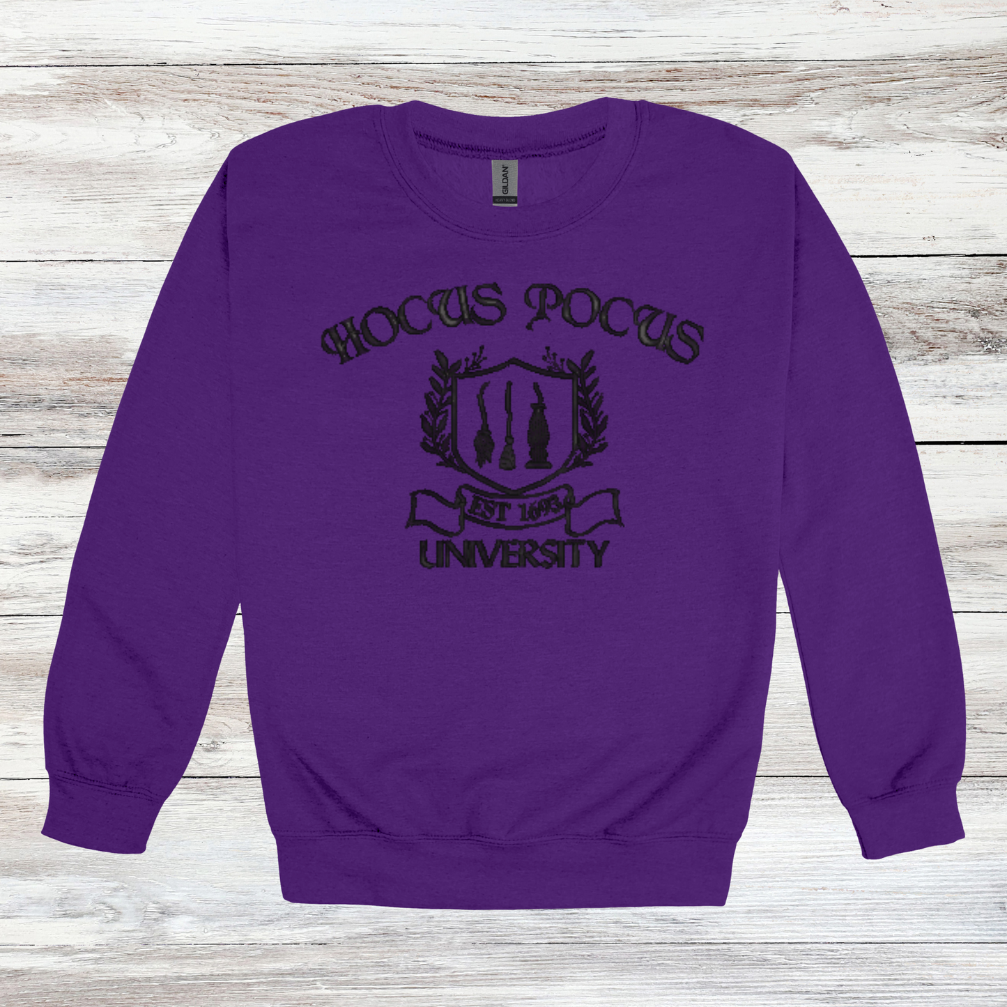 Hocus Pocus University | Embroidered Crewneck