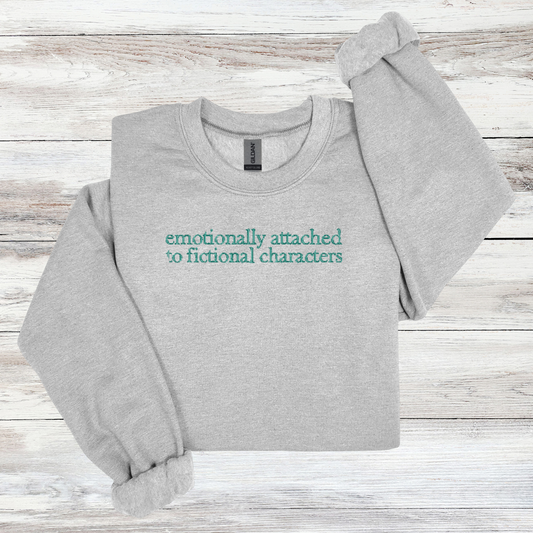 Emotionally Attached | Embroidered Crewneck