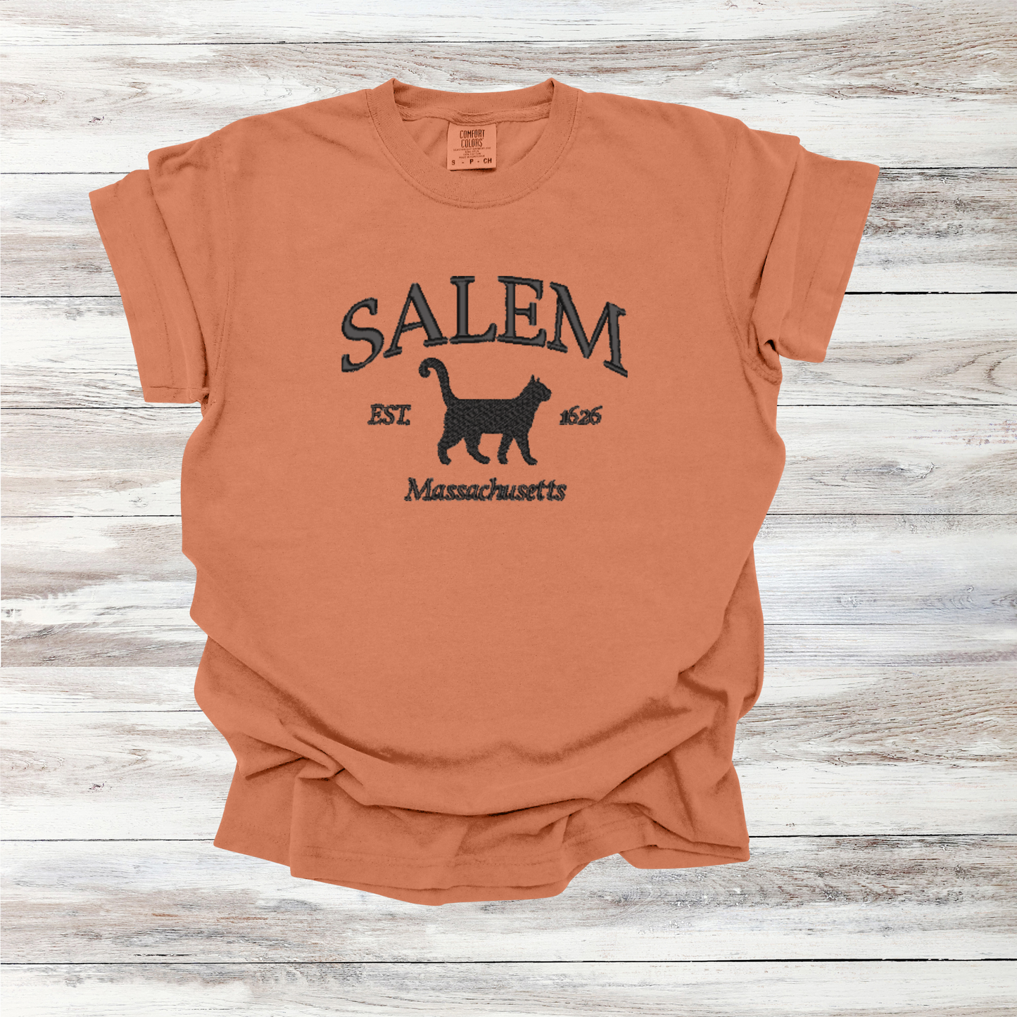Salem Massachusetts | Embroidered T-Shirt/Crewneck